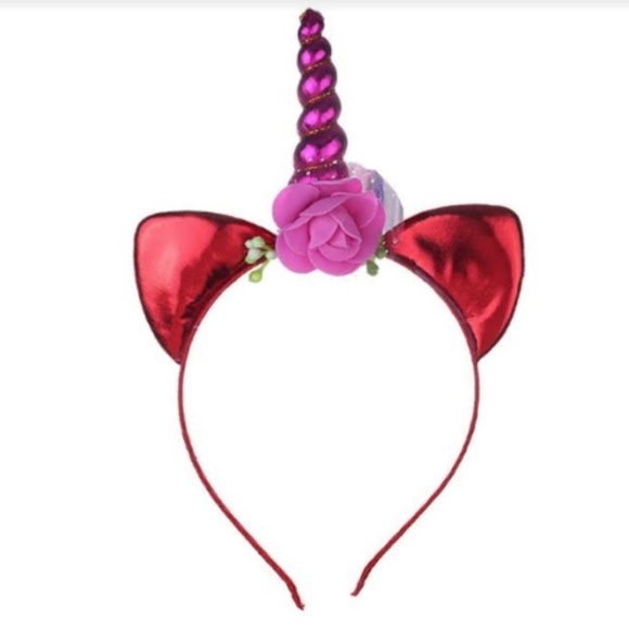 CHOOSE 3! Halloween SALE! Pretty Unicorn Kitty Cat Flower Beautiful Headbands - Picture 5 of 16